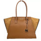 Avril XL Suede Leather Top Zip Satchel Bag Luggage Brown