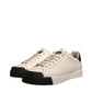 White Leather Logo Portofino Sneakers Shoes