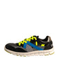 Multicolor Suede Low Top Sneakers Shoes