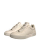 White Miami Leather Low Top Sneakers Shoes