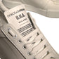 White Miami Leather Low Top Sneakers Shoes