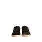 Black Logo Suede Leather Men Sneakers Shoes