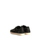 Black Logo Suede Leather Men Sneakers Shoes