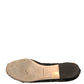 Black Taormina Lace Slip On Flats Shoes