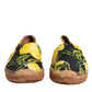 Multicolor Lemon Slip On Espadrilles Shoes