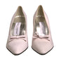 White Leather High Heels Women Pumps Shoes