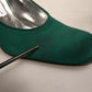 Green Suede Leather High Heel Pumps Shoes