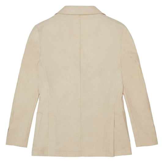Beige Linen Blazer
