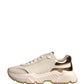 White Gold Daymaster Low Top Sneakers Shoes