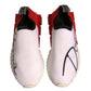 White Red Low Top Sorrento Sneakers Shoes