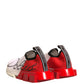White Red Low Top Sorrento Sneakers Shoes