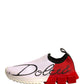 White Red Low Top Sorrento Sneakers Shoes