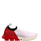 White Red Low Top Sorrento Sneakers Shoes
