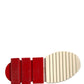 White Red Low Top Sorrento Sneakers Shoes