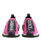 Fuchsia White Slip On Sorrento Sneakers Shoes