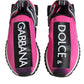 Fuchsia White Slip On Sorrento Sneakers Shoes