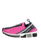 Fuchsia White Slip On Sorrento Sneakers Shoes