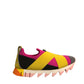 Multicolor Neoprene Elastic Ibiza Sneakers Shoes