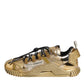 Gold Stretch Lace Up NS1 Sneakers Shoes