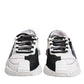 White Black NS1 Low Top Sneakers Shoes