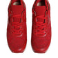 Red Floral Lace Leather Sneakers Shoes