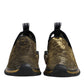 Gold Glitter Leopard Sorrento Sneakers Shoes