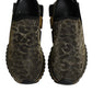Gold Glitter Leopard Sorrento Sneakers Shoes