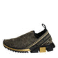 Gold Glitter Leopard Sorrento Sneakers Shoes