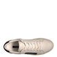 White Suede Leather Low Top Sneakers Shoes