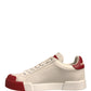 Shoes White Leather Logo Portofino Sneakers