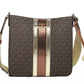 Jet Set Small Messenger Crossbody Bag Brown
