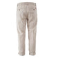 Beige Linen Men Trouser