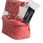 Pink Vinyl Leather Backpack Purse Bag