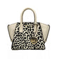 Avril XS Cream Cheetah Satchel Crossbody Bag Purse
