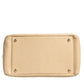 Beige Caviar De Coco Chain Leather Purse Bag