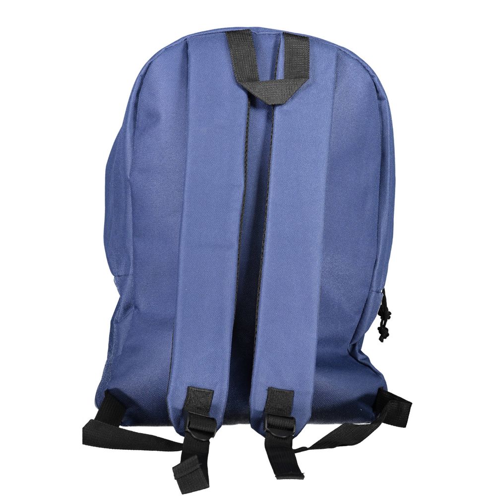 Blue Polyester Backpack