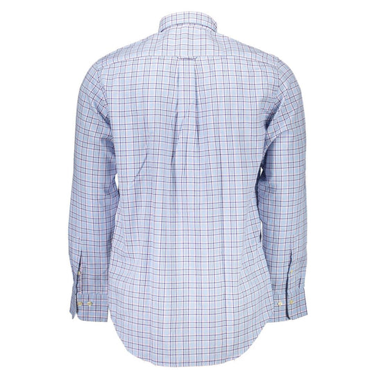 Light Blue Cotton Men Shirt