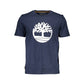 Blue Cotton Men T-Shirt