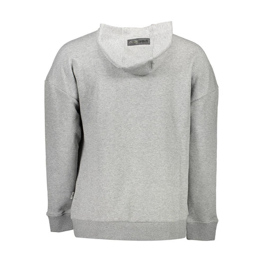 Gray Cotton Men Sweater