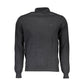 Black Cotton Men Sweater