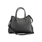 Black Polyester Women Handbag