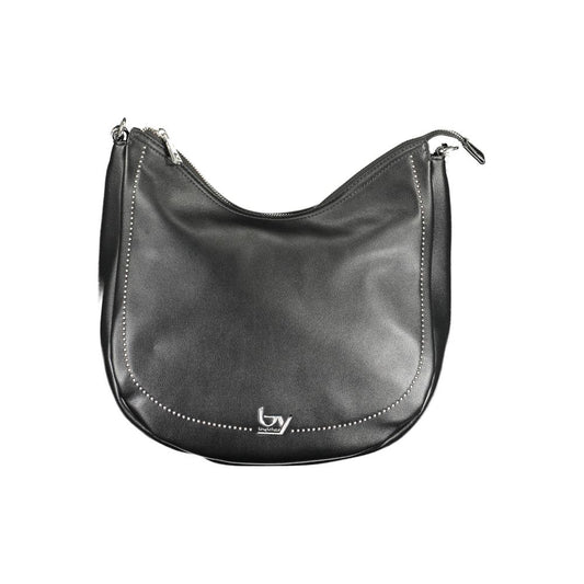 Black Polyethylene Women Handbag