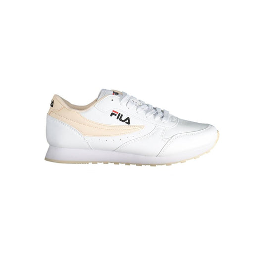 White Polyethylene Women Sneaker