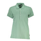 Green Cotton Women Polo Shirt