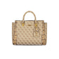 Beige Polyethylene Handbag