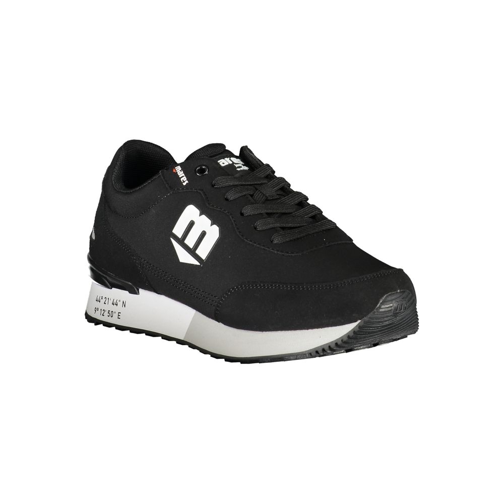 Black Polyester Sneaker