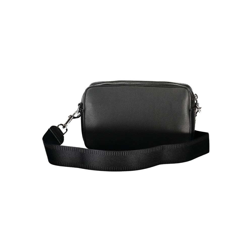 Black Polyester Handbag