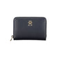 Sleek Blue Multipurpose Wallet with Zip Closure