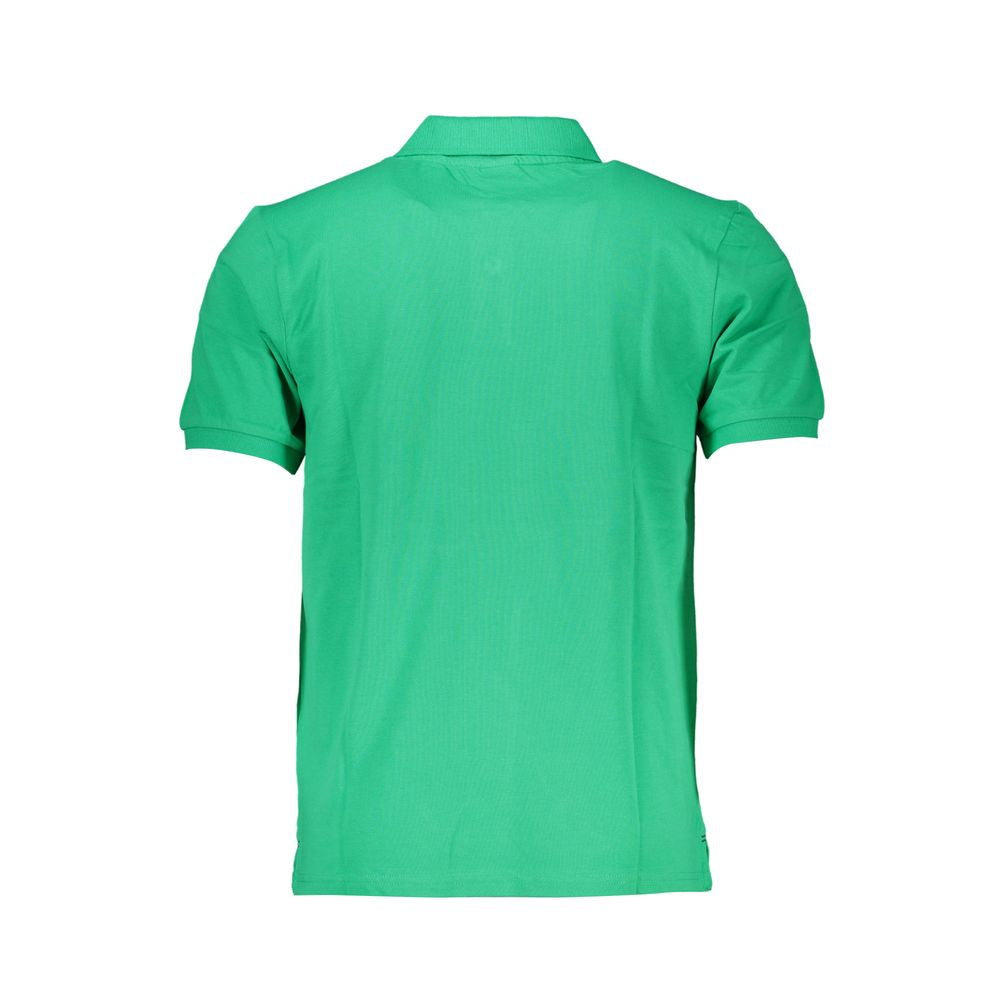 Green Cotton Polo Shirt