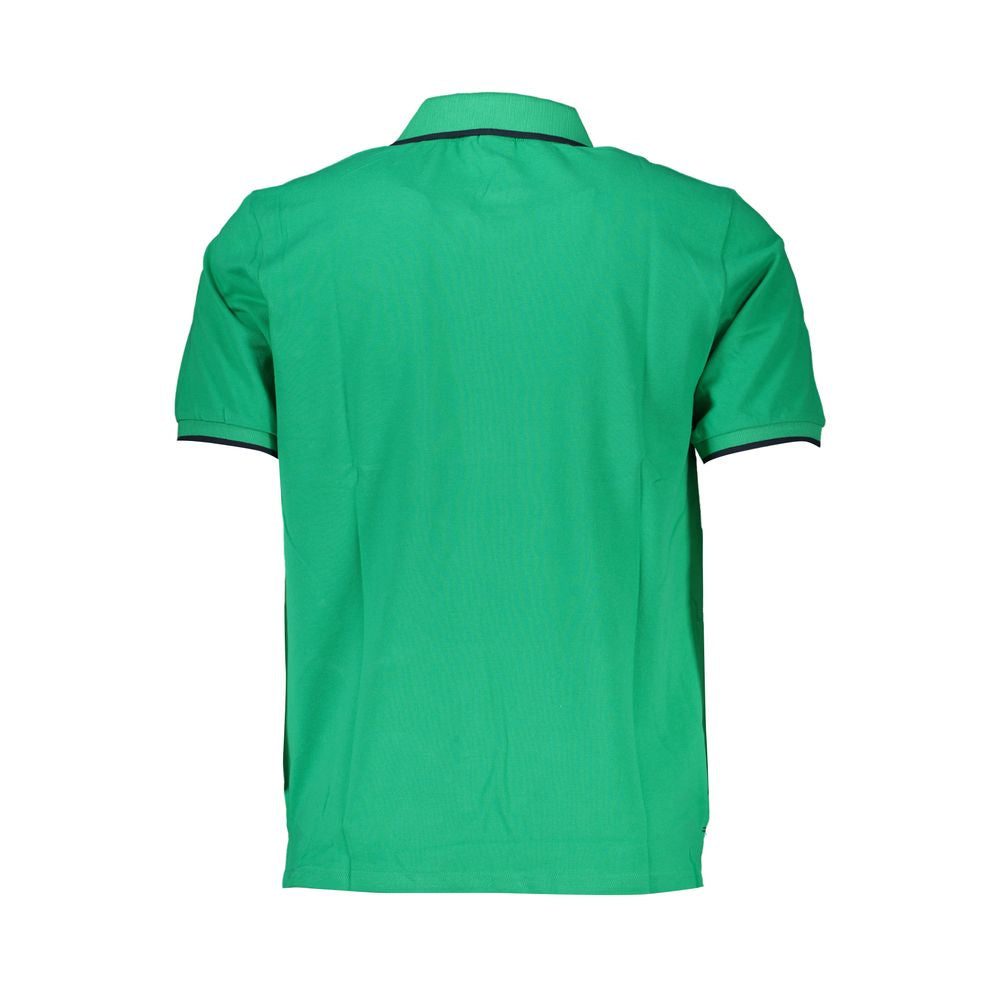 Green Cotton Polo Shirt